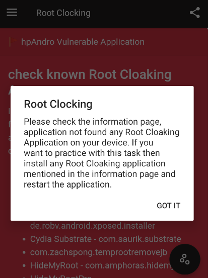 hpAndro Root error